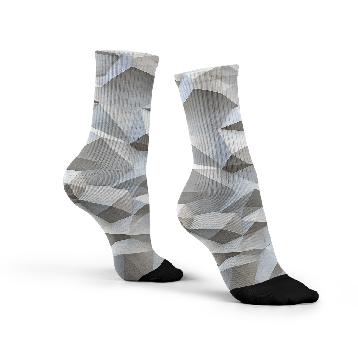 Geometric Triangle Pattern Unisex Tube Sock C118