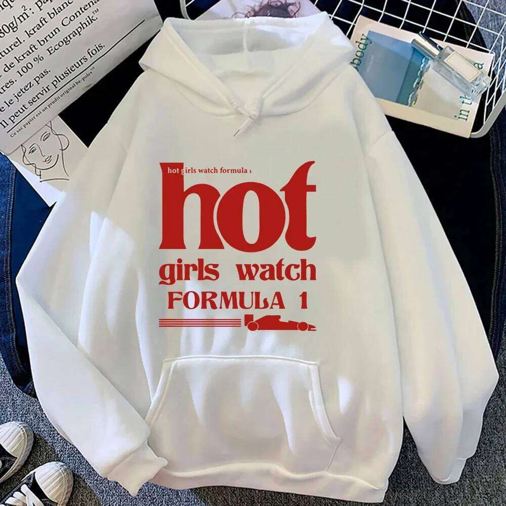 Designer Leisure High Quality Hot Girls Watch F1 Hoodie Funny Women/men Hoodies Unisex Sweatshirt Vintage Aesthetic Kawaii Haruku Winter Clothes