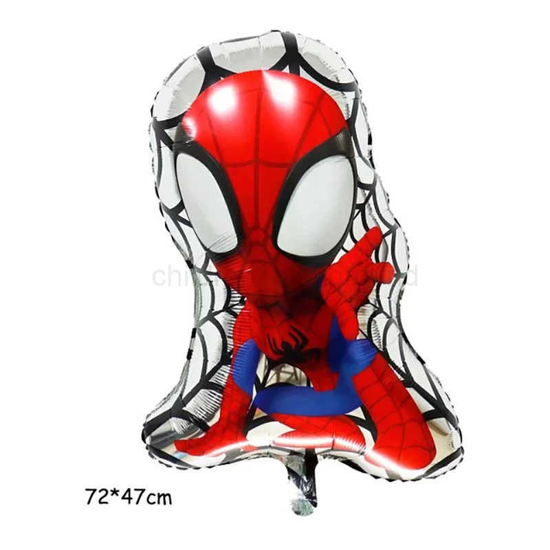 Disney 4pcs Spidey and His Amazing Friends Balloons Set Spiderman Aluminum Foil Balloon for Kids Birthday Party Baby Shower Toys Gifts W250731