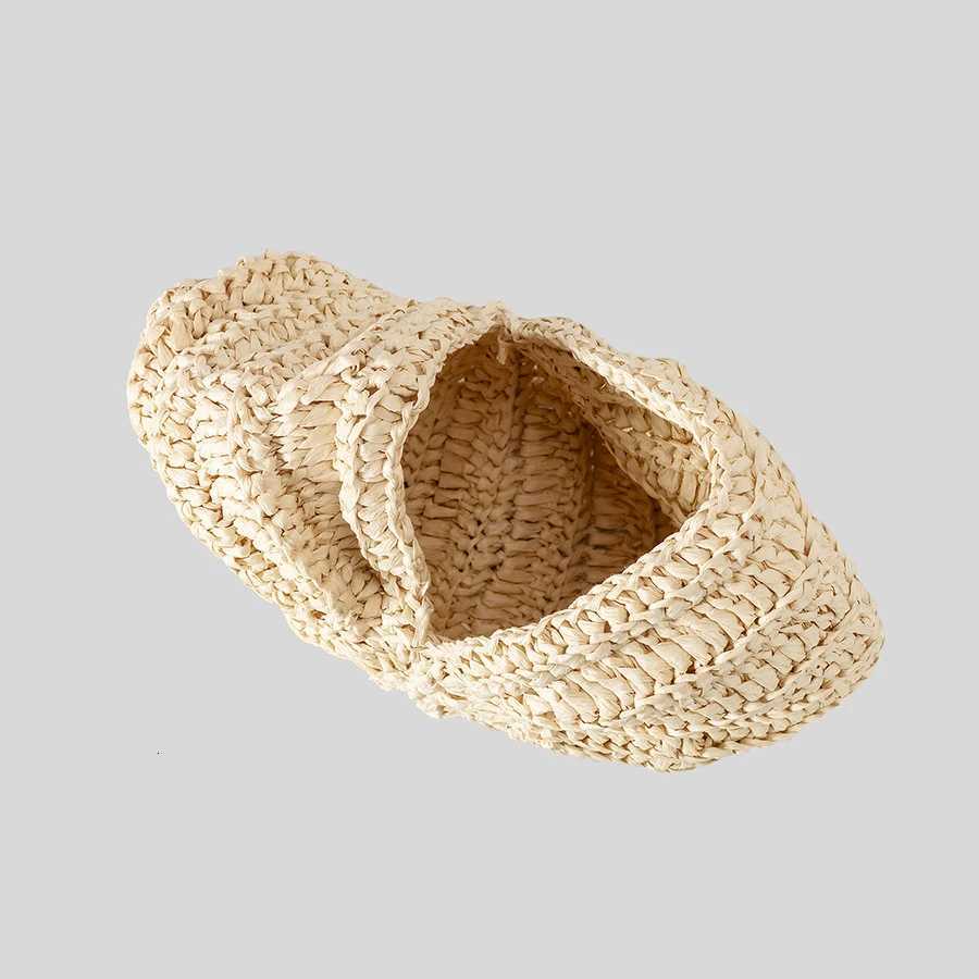 Creative Conch Design Straw Shoulder Bags Funny Paper Woven Crossbody Bag Cute Summer Beach Bag Small Female Purses 2025 Y250730