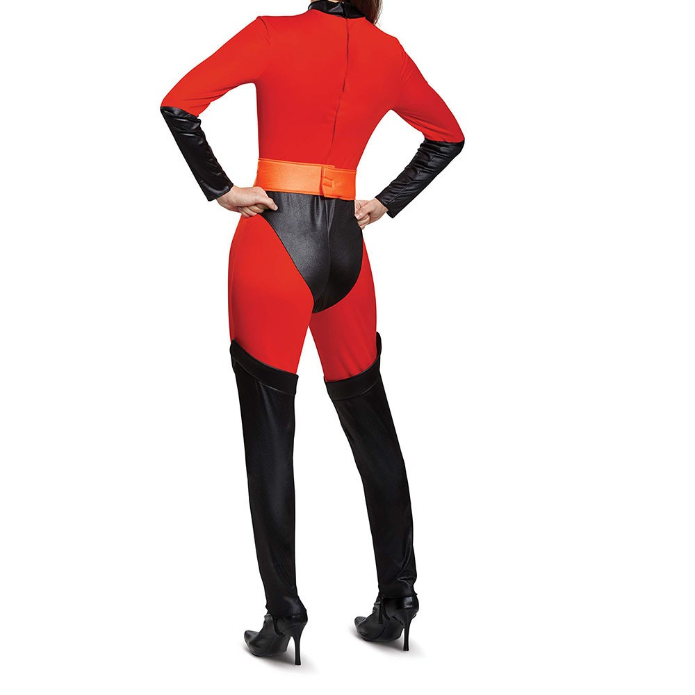 Children's Superman spy style one-piece tight-fitting suit, red and black contrasting hero costume, Halloween party stage performance cosplay cos