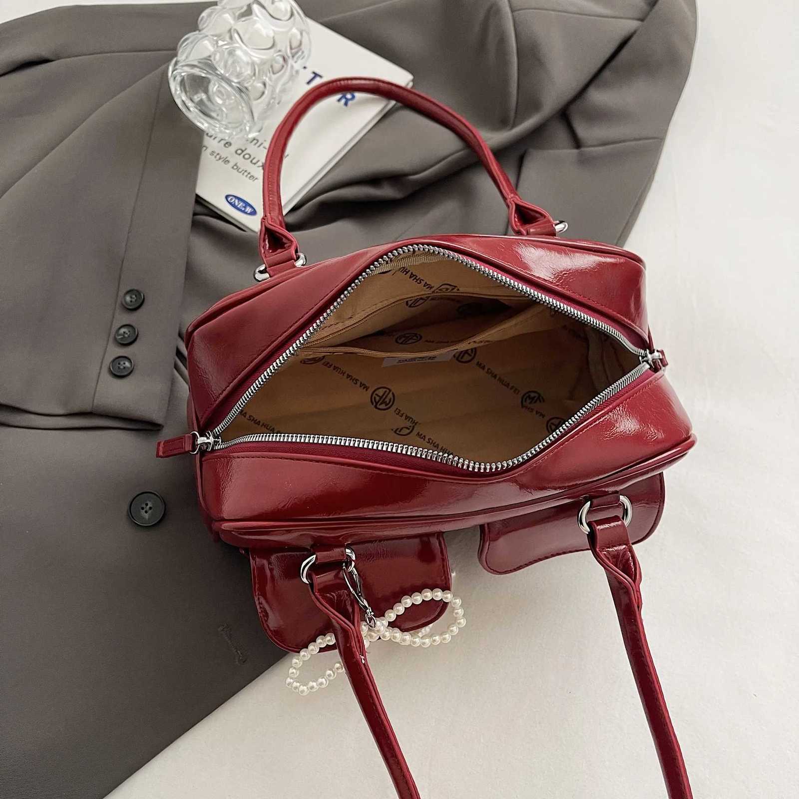 Fashionable Underarm Bow Bag for Women 2024 Korean Edition New Simple Leisure Pillow Bag Trendy Versatile Shoulder Bag Y250730