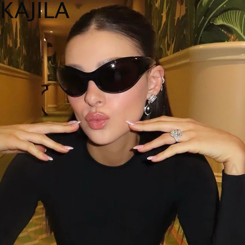 Y2K Punk Sports Sunglasse Men 2025 n Vintage Steampunk Sun Glasses For Ladies Wrap Aound Goggle Shades 250729