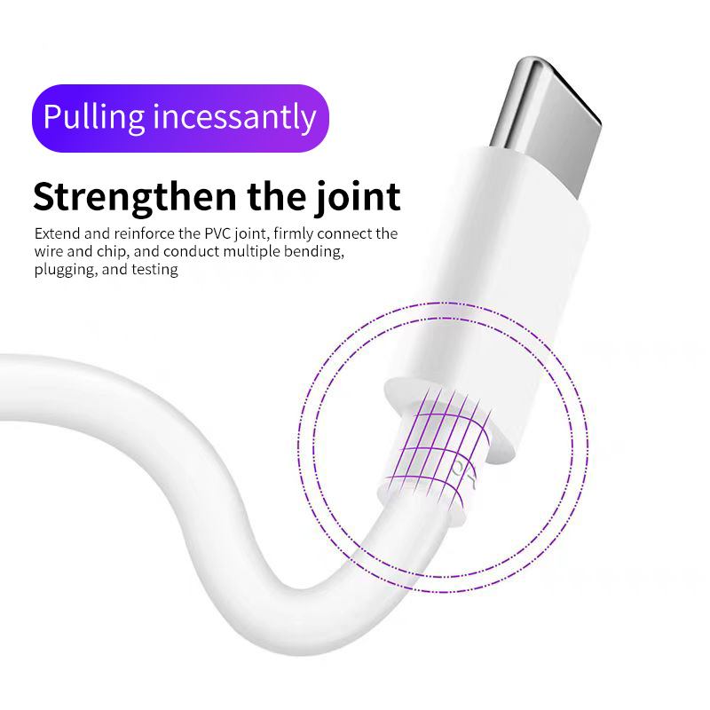 Android phone USB C data cable 5A fast charging USB cable