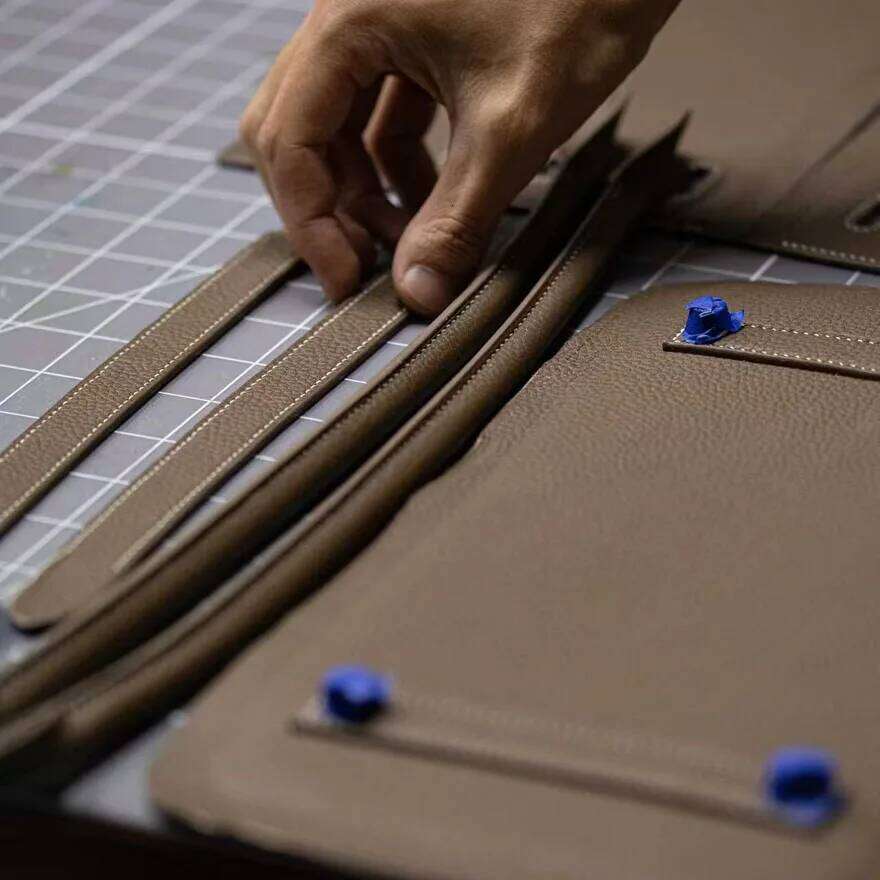 High quality - Gorgeous designer women's Togo leather handbag with hand-ed large capacity