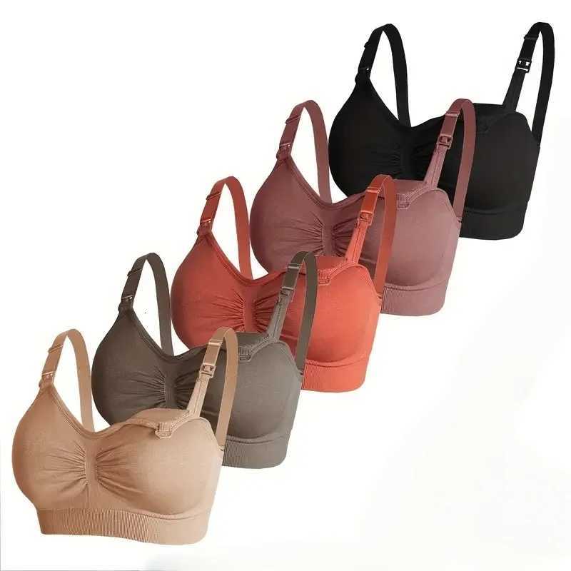 Push Up Drop Cup Wire Free Maternity Nursing Bras for Pregnancy to Breastfeeding - Supportive Comfort Z250730