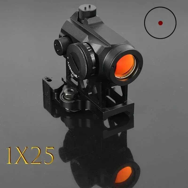 1x25 Compact Red Dot Sight Tactical Reflex 2 MOA Adjustable Mini Dot Scope 20-22mm Rail Mount Tactical Optical Riflescope R250730