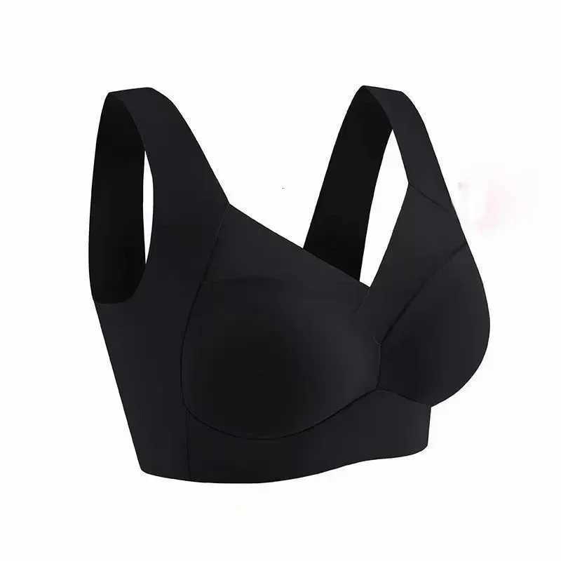 1pcs Ice Silk Seamless Sports Bra Gather Prevent Sagging Underwear No Steel Ring Comfortable Large Size Sexy Bra Vest Bralette Z250730