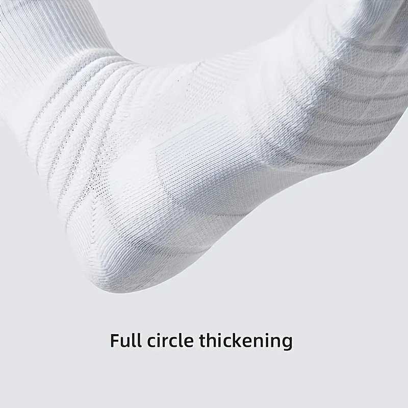 3pairs/Lot Mens Socks Compression Stockings Breathable Basketball Sports Cycling Socks Moisture Wicking High Elastic Tube Socks Z250731