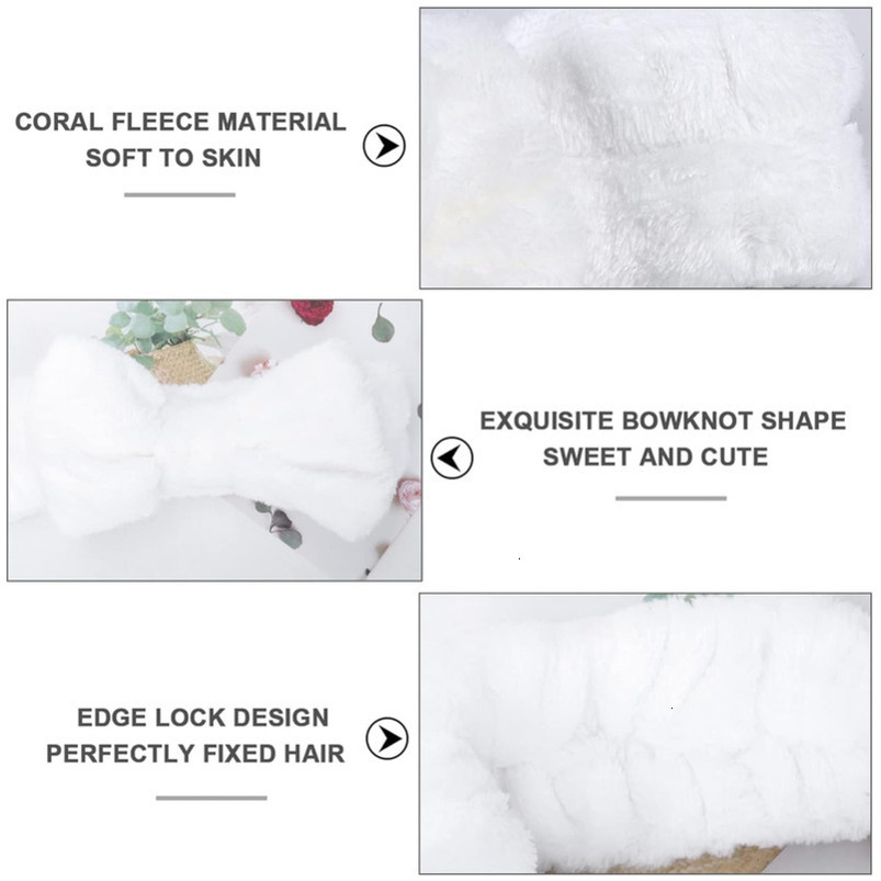 LADES Soft Skincare Adjustable, Comfortable & Stretchy Fabric, Cute Patterns Makeup, Facial Non-Slip, Headband for Hair Control