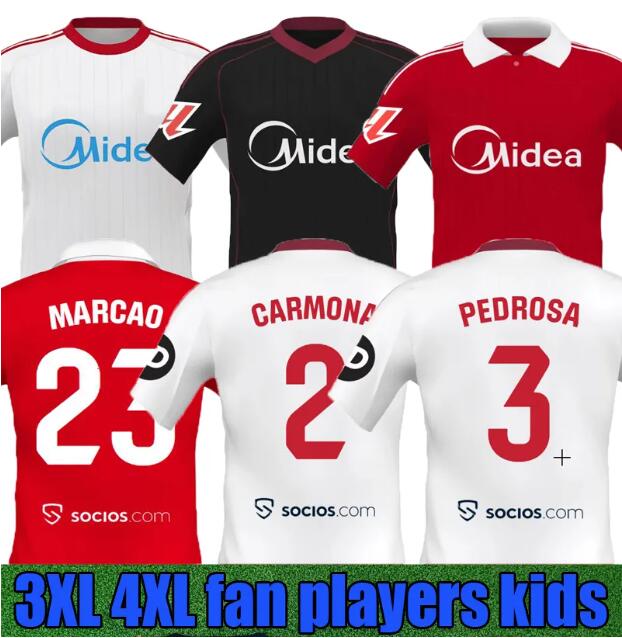 2025 2026 Sevillas soccer jerseys home away 3rd 25 26 L.OCAMPOS SUSO JONG Maillot GUDELJ K.REKIK TECATITO MUNIR RAFA football shirt999
