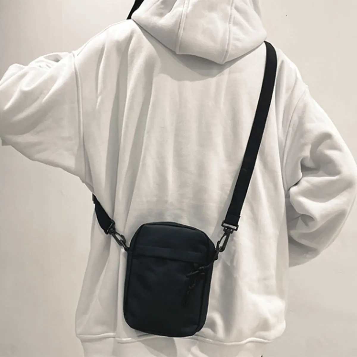 Sen small body bag ins fashion shoulder bag sports leisure small backpack female simple crossbody bag a suit Y250730