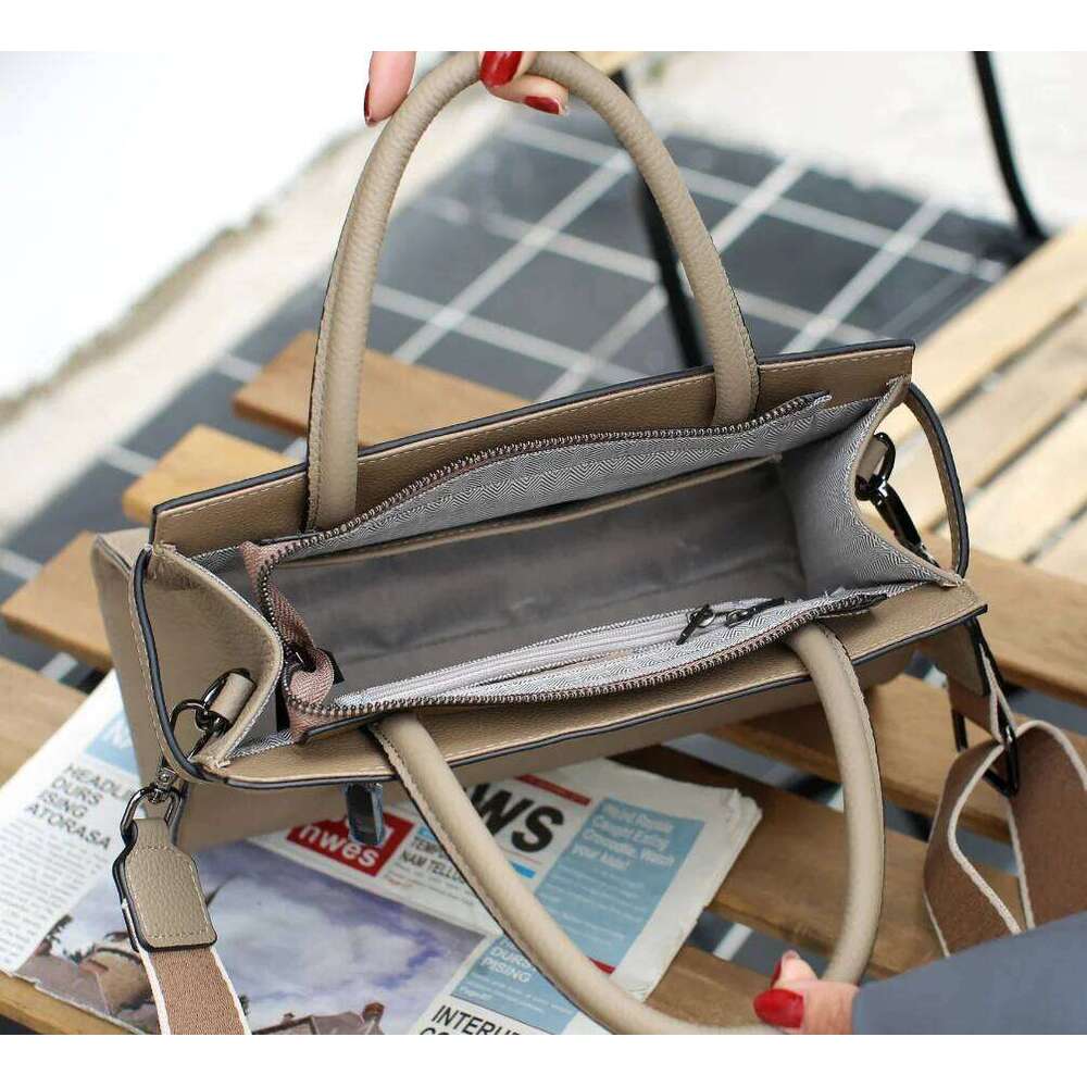 Cowhide Crocodile Pattern Casual Tote Bucket Women Handbag Genuine Leather Lady Shopping Office Slant Bag Fashion 250731