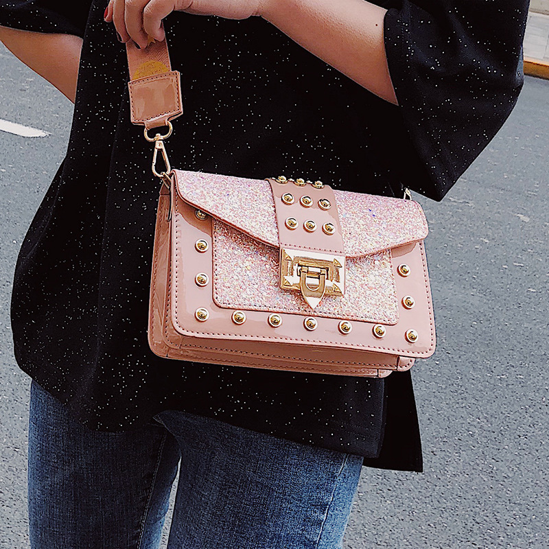 Designer Bag 2025 New Trend Sequin Princess Cute Style Fashion Versatile Shoulder Bag Crossbody Bag Small Square Bag Luxury Bag Women's Bag Tote 