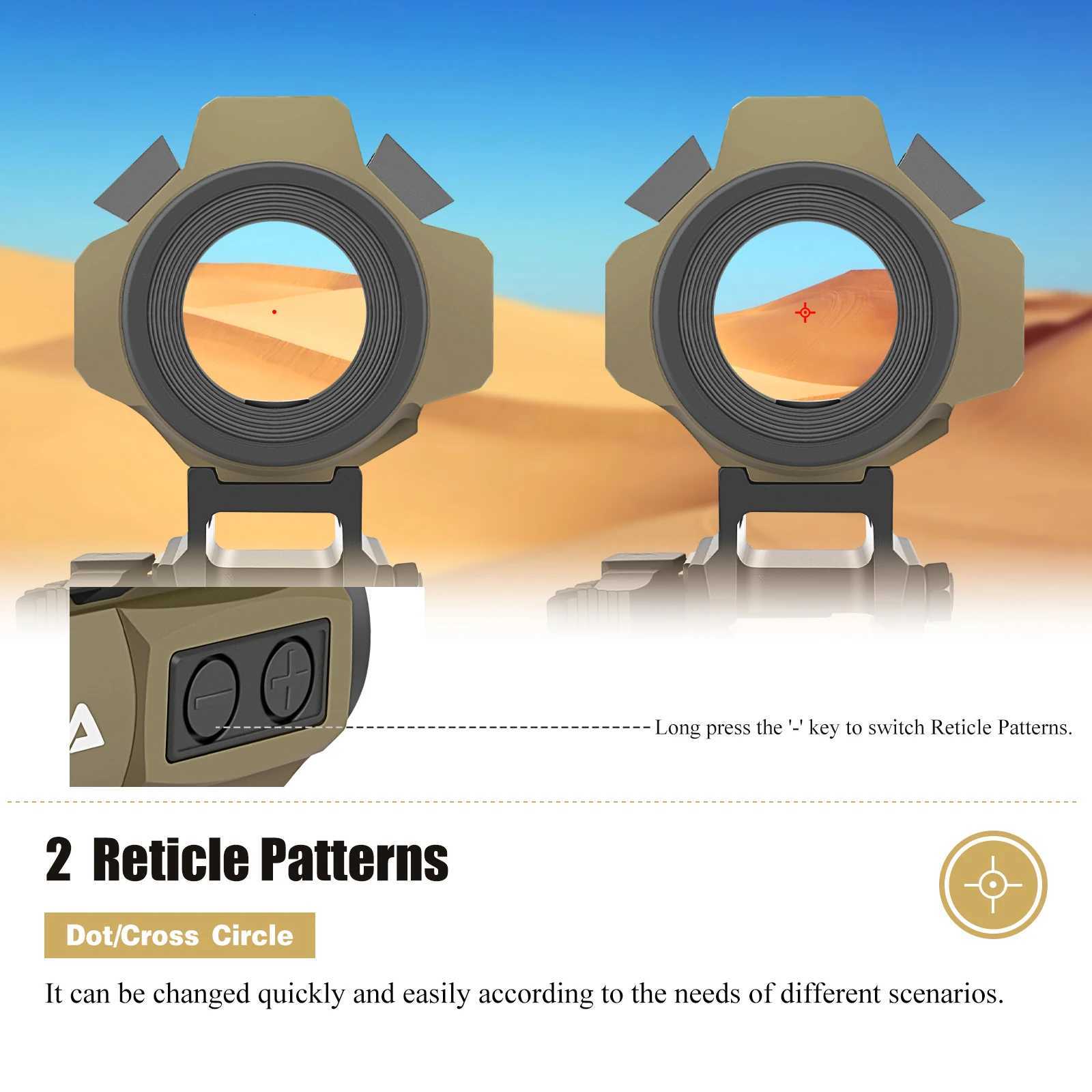 SPINA OPTICS SolarYardMight Solar Energy 1x30 Red Dot Sight Rifle Scope QD Mount Hunting Tactics AR CQB Sight Armed .223 5.56 .308 R250730