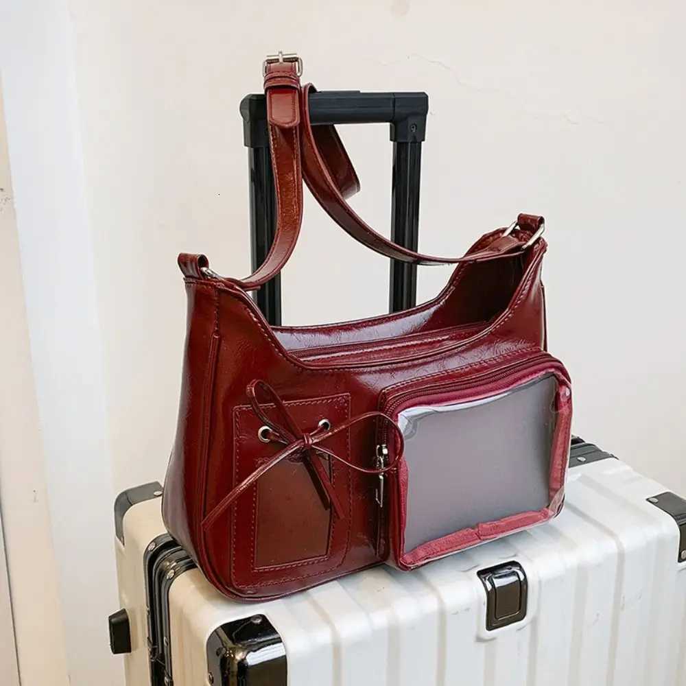 Portable Japanese Style Transparent Itabag Harajuku Pvc JK Shoulder Bag Casual Y2k Lolita Handbag Student Y250730