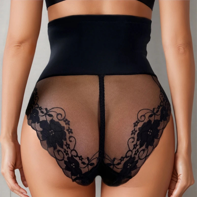 Women Body Shaper Panties Summer Mesh Breathable Shapers Sexy Lace High Waisted Underwear Womens Intimates 6168 250726