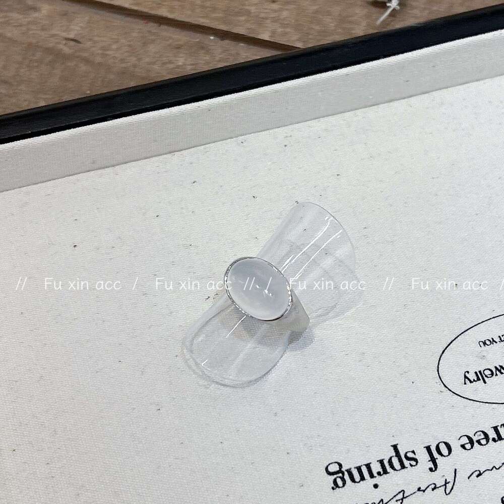 FX Autumn Winter New Melad Natural Tiger Eye Stone Niche Fine Craft Chalcedony Index Finger Ring High-end Versatile Accessory 455