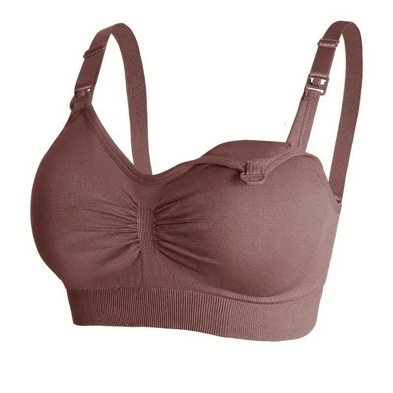 Push Up Drop Cup Wire Free Maternity Nursing Bras for Pregnancy to Breastfeeding - Supportive Comfort Z250730
