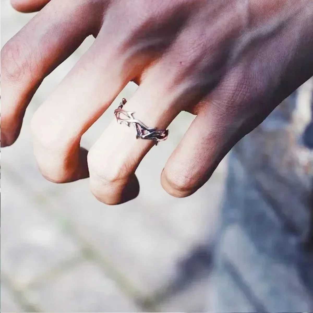 Punk Classic Split Rings Stainless Steel Simple Adjustable Rings for Women and Men Couples Jewelry Accessories y250730