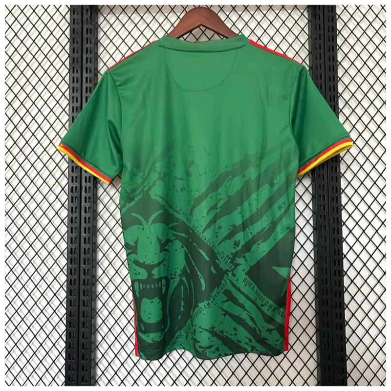 Gym Clothing The 3D Printed Men's T-shirt For Cameroon's Home Fans In 2025 Is A World-class Super Sports Football Top