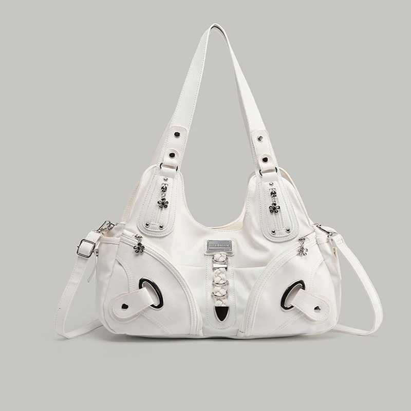 Subculture Large Capacity Womens Handbag Soft Crossbody Fashion Ladies Tote Bag Harajuku Aesthetic Bags Y250730