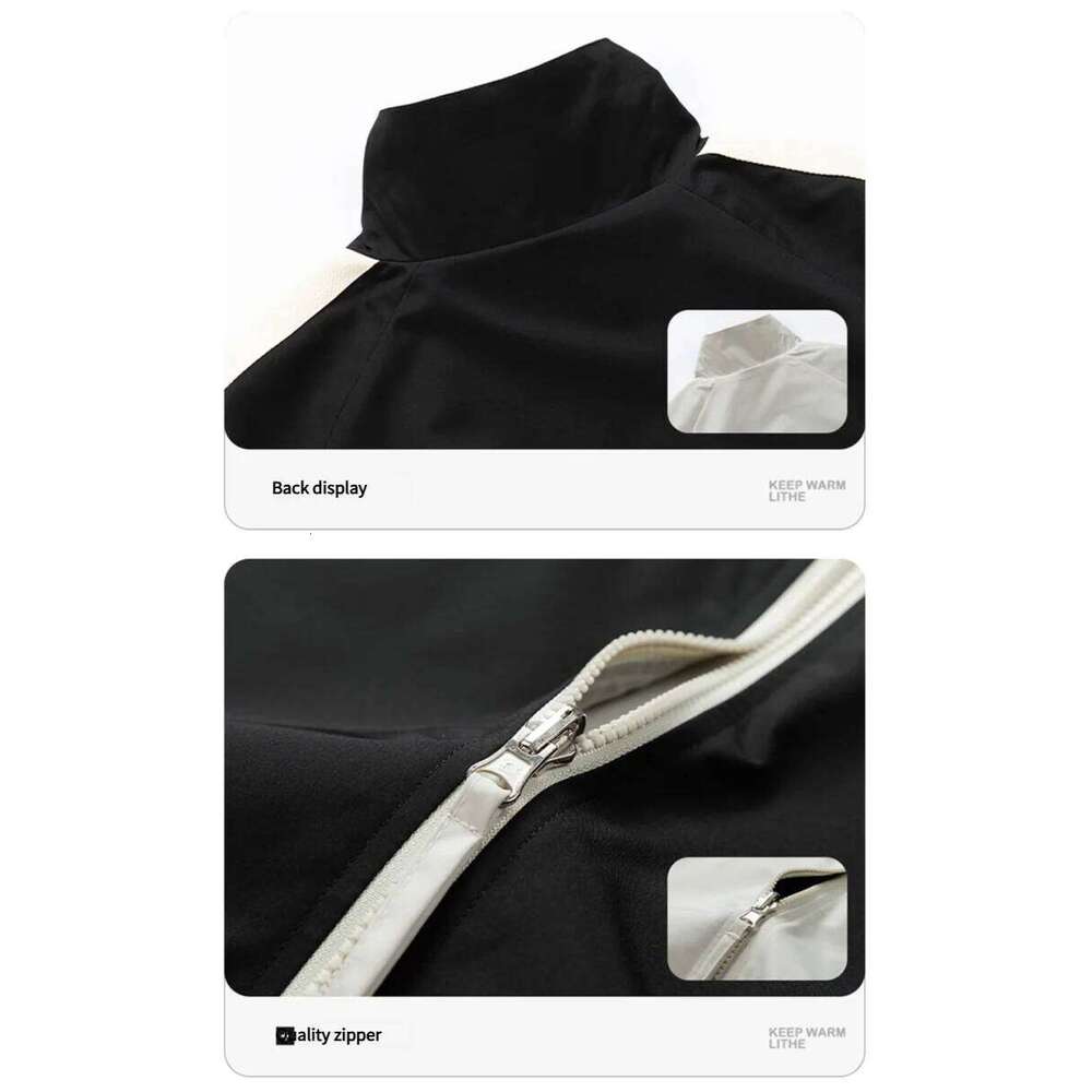 New men's fall new loose collar outdoor casual cardigan youth jacket double-sided wear multi-color