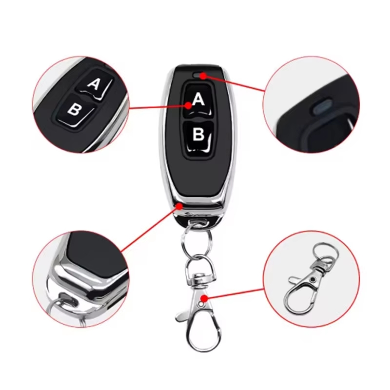 433/315MHz Self Copy RF Remote Control Wireless Transmitter 2 Buttons for Garage Door Gate Home Opener