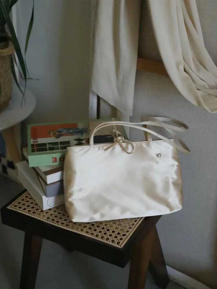 Women Satin Small Handbags New Fashion Ladies Summer Underarm Bag Purse Shoulder Bag Y250730