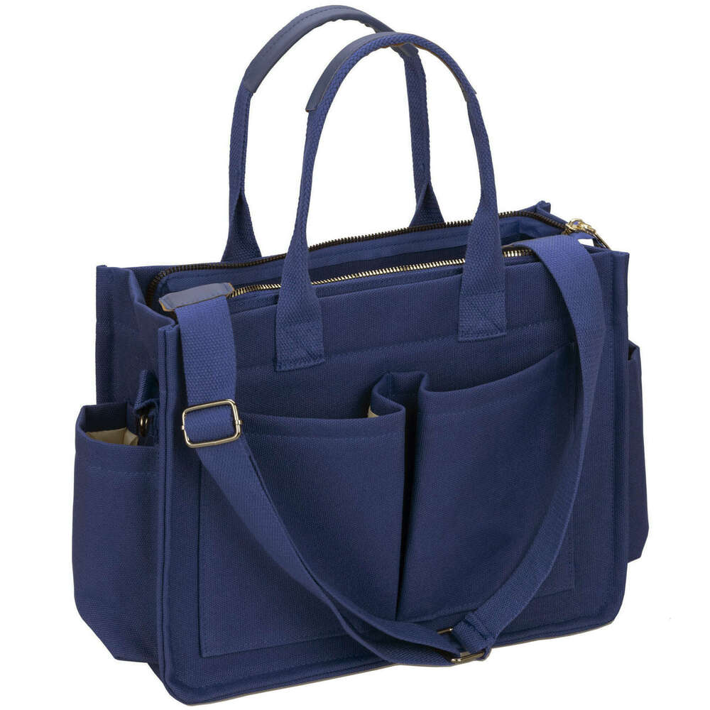 Women's large canvas handbag laptop single shoulder crossbody bag fashionable and large capacity