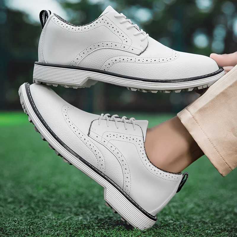 Golf Shoes Mens Four Seasons Non Slip Sports Shoes New Fion Breathable Cfortable Versatile Nail Casual Sports Shoes Y250731
