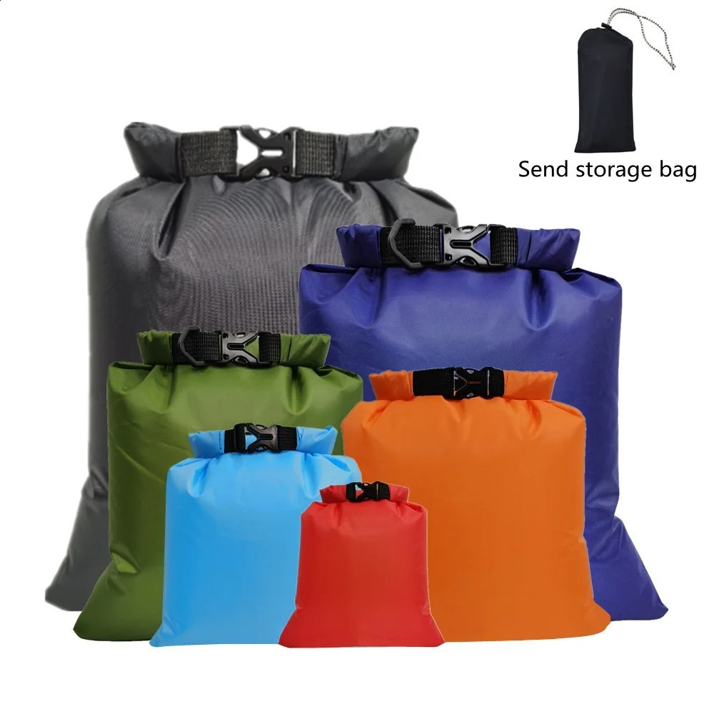 6piece dry bag set lightweight and largecapacity tearresistant bags suitable for outdoor activities like hiking campin 250729