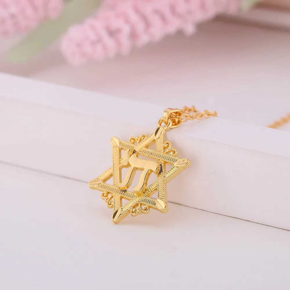 Lemegeton Bottle Pendant Necklace Men David Star Necklace Gold Color Chain Necklace Religious Symbols Jewelry Israel Je Z250731 Z250910