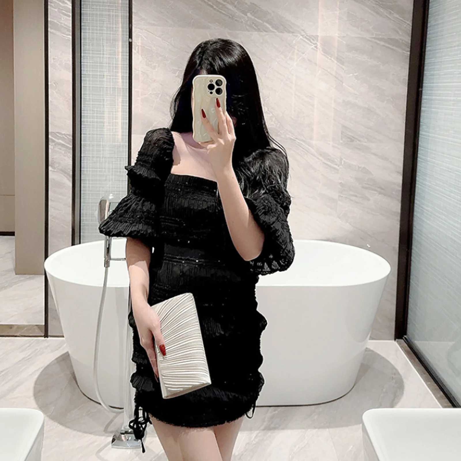 Women Evening Clutch Bags Elegant Female Silver/Black/White Clutch Wedding Purse Party Handbag Ladies Chain Shoulder Bags Y250730