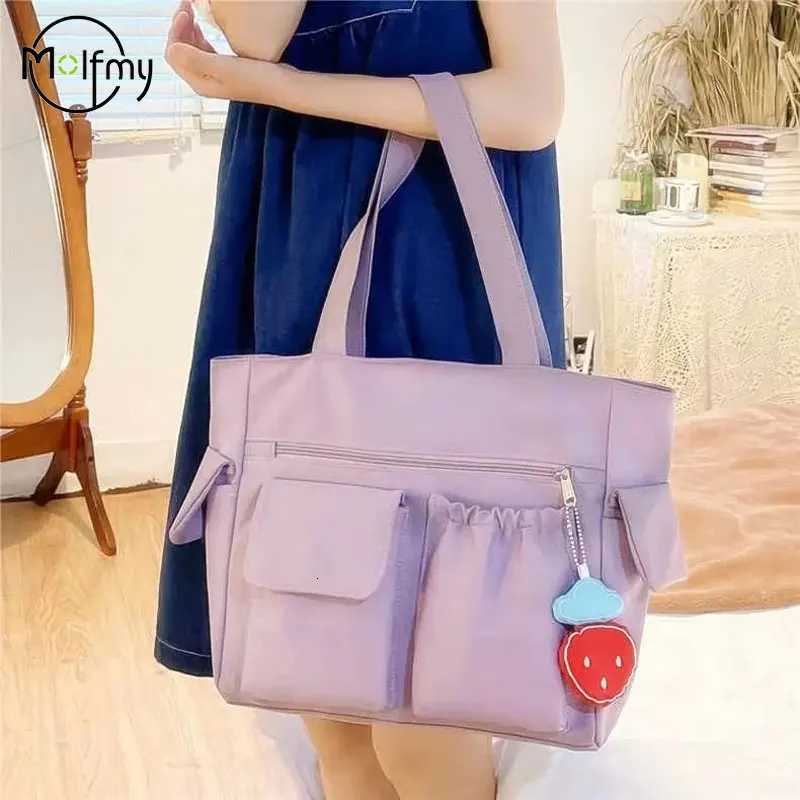 Large Capacity Crossbody Bag with Multiple Pockets Oxford Messenger Tote bag Adjustable Shoulder Handbags for School Travel Dail Y250730