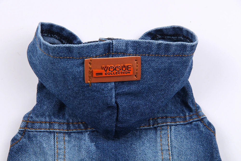 Pet Dog Jean Jumpsuit Pants Denim Cat Puppy Coat Jacket Spring/Summer Clothes Apparel 6 Sizes 250729