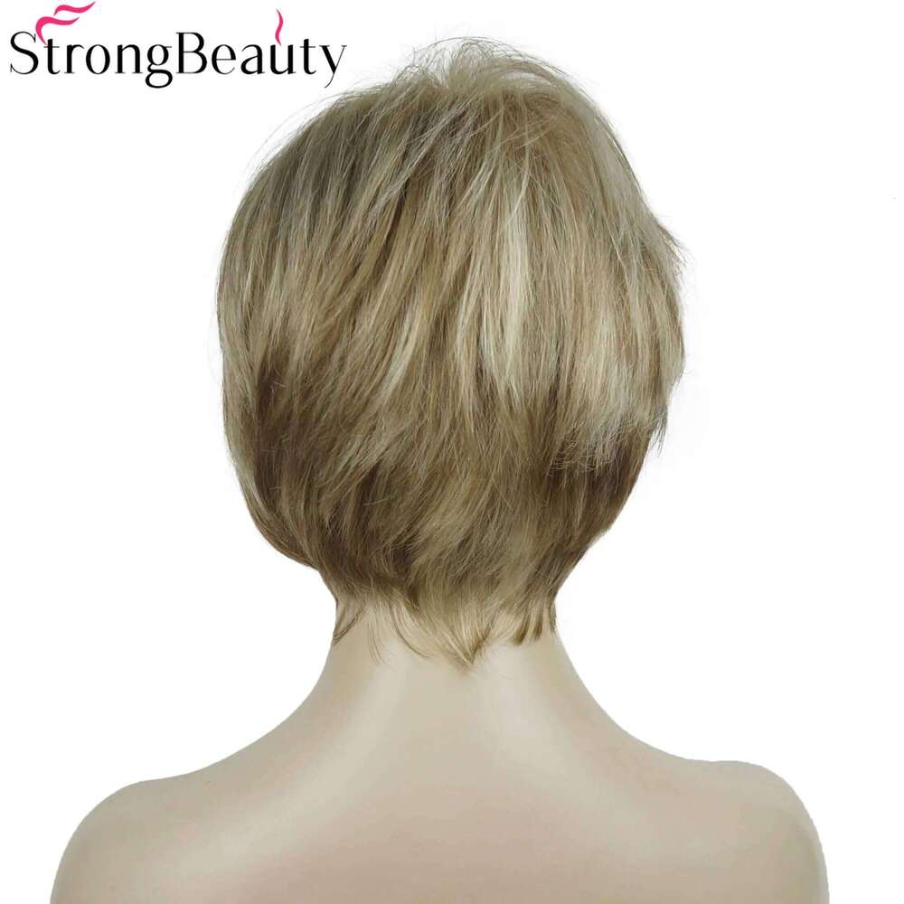 StrongBeauty Synthetic Short Straight Wigs Women's Hair Natural Wig