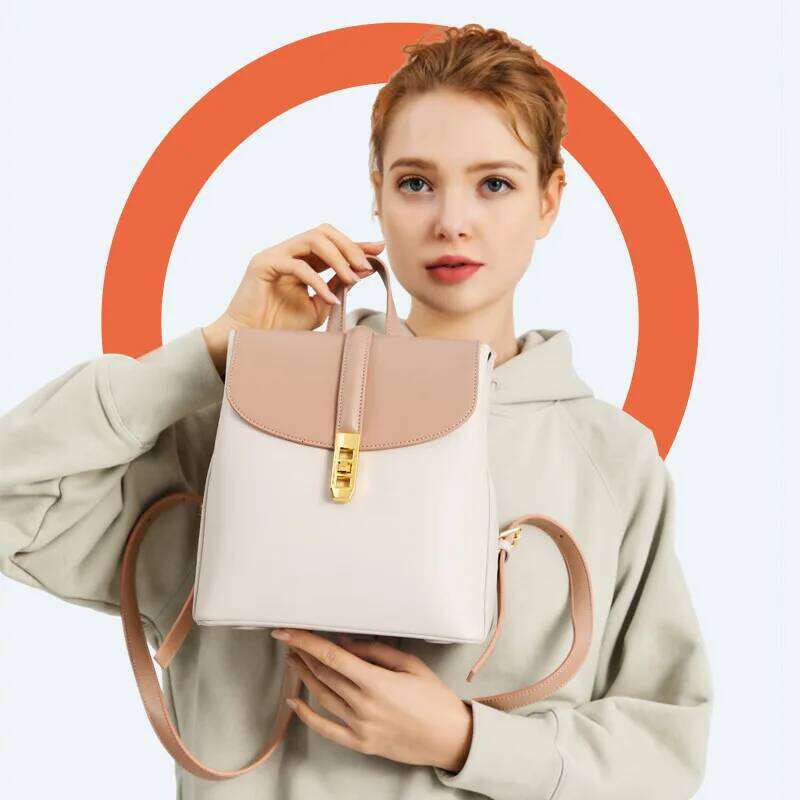 Fashion patchwork Women Backpack High Quality Female Rucksack PU Leather Shoulder girls School Bag student backpack Mochila