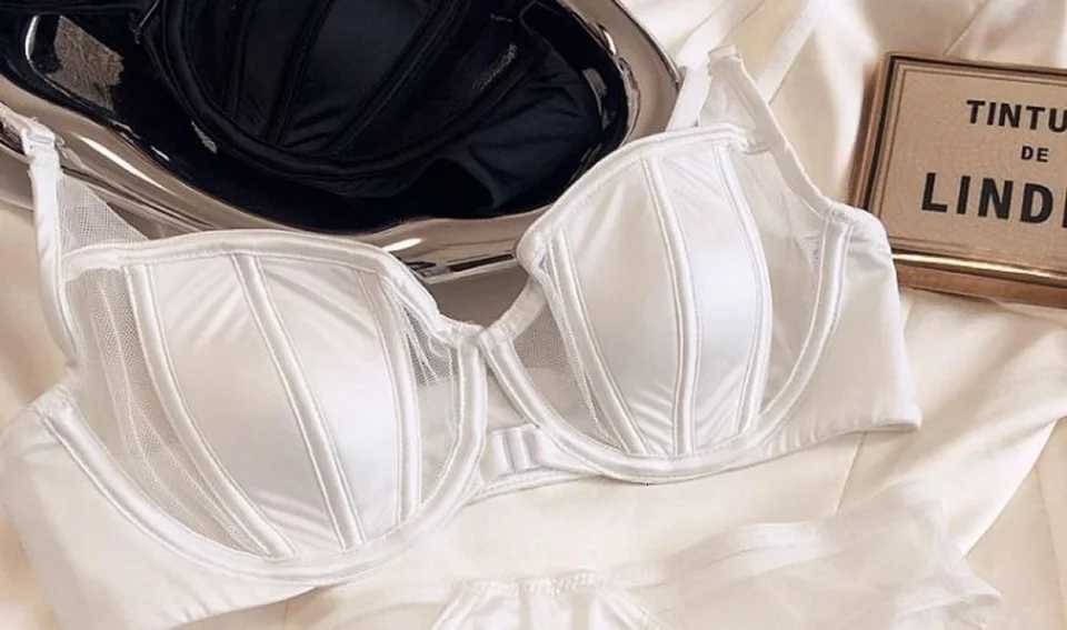 Women Underwear Bra Gather Small Breast and Thin Spring Summer Sexy Bra Front Buckle Solid Color Intimate Clothing Z250730