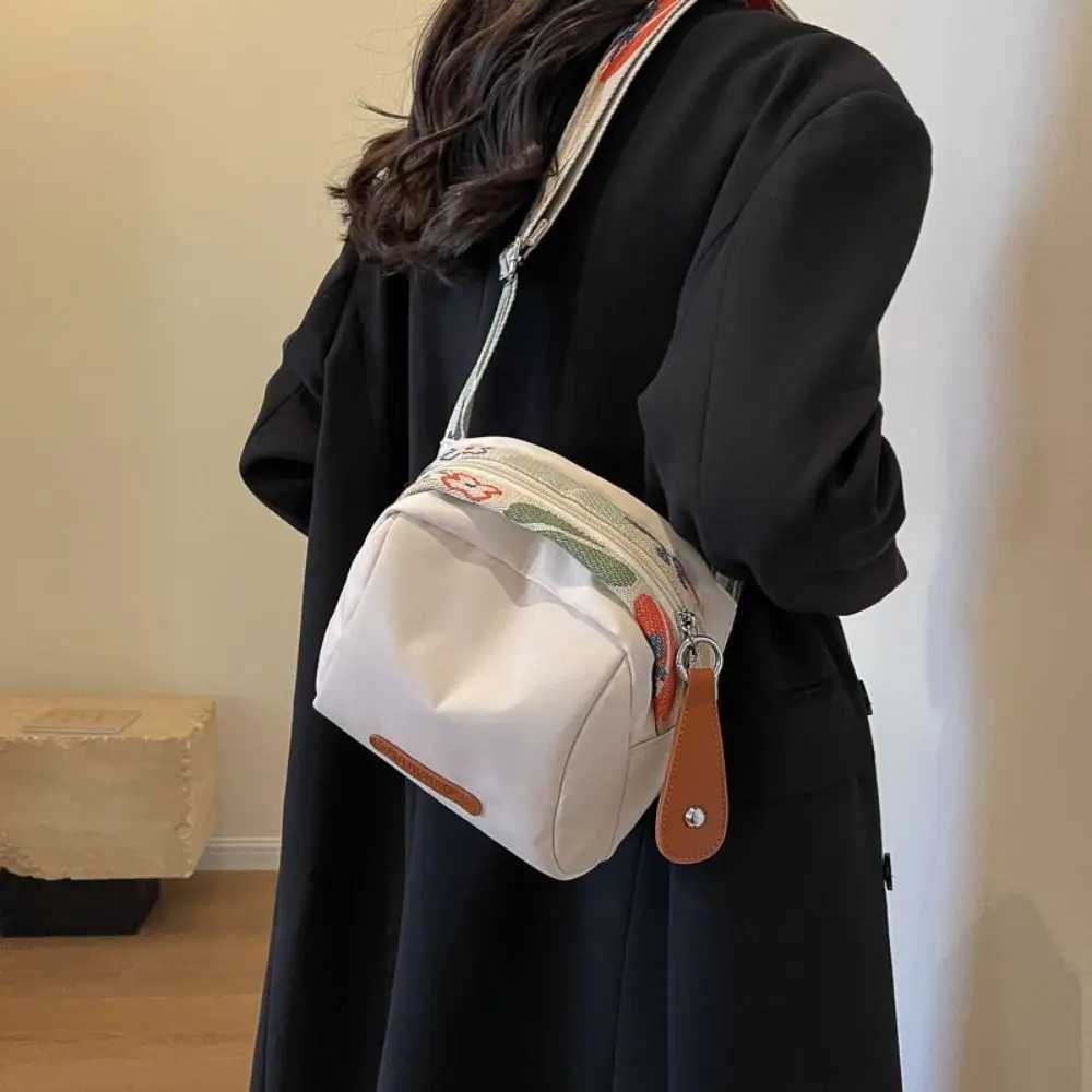 Simple Waterproof Womens Crossbody Bag Wide Shoulder Strap Large Capacity Shell Bag Adjustable Portable Handbag Purse Travel Y250730