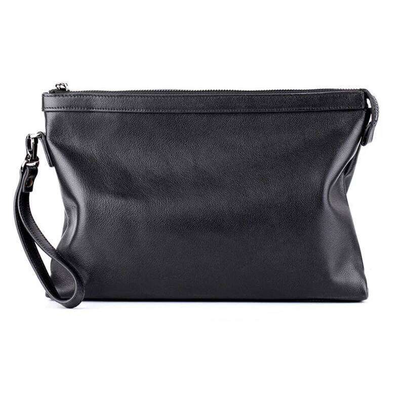 XMESSUN New Genuine Leather Clutch Designer Cowhide Wristlet 2025 Fashion Casual Envelope Wallet Party Pouch Bag