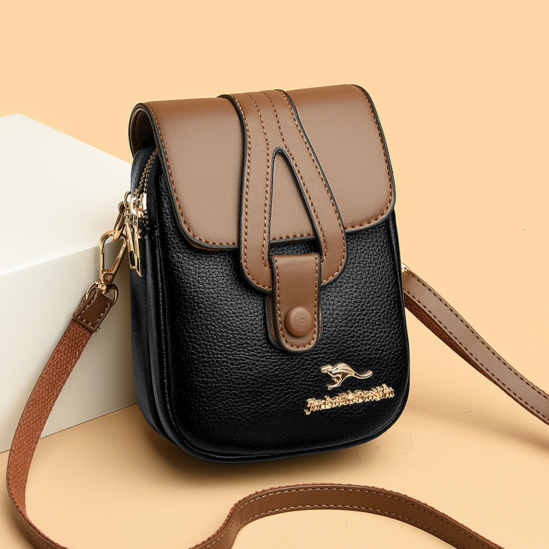 2025 Summer New Women's Shoulder Bag Simple And Niche Design For Outdoor Women's Mobile Phone Bag New Soft Leather Women's Crossbody Ba
