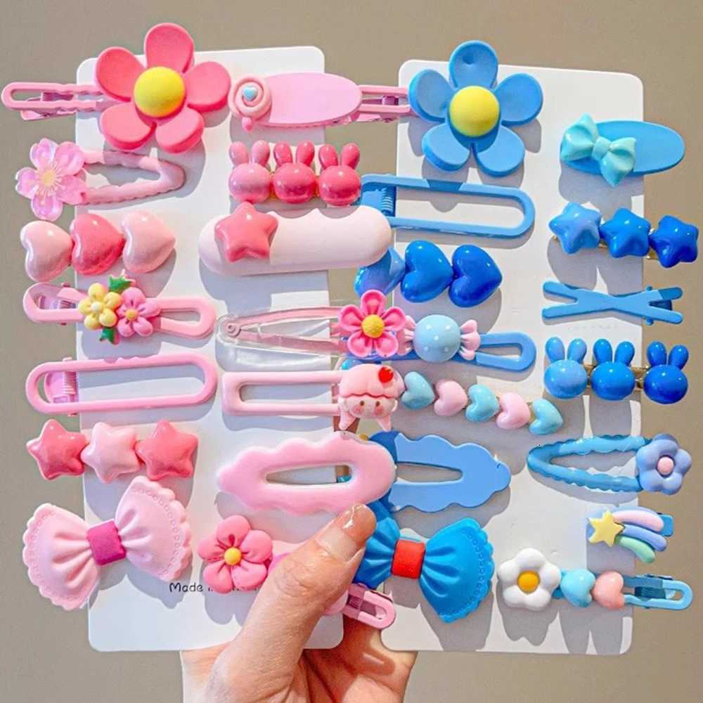 Childrens Hairpin Headdress Girl Sweet Bangs Clip Cute Baby Hair Clips Hair Accessories Set For Kids R250730
