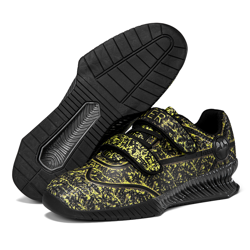 Weightlifting Sneakers Mens trainers fitness training indoor non slip wear resistant comfortable breathable support balance