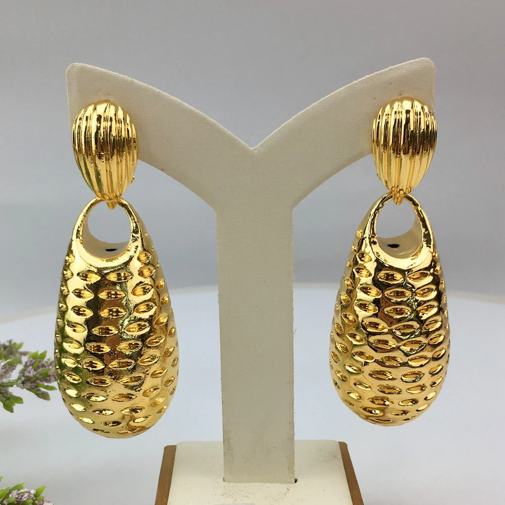 Big Bold Earrings Huge Earrings Brazilian Jewelry for Women Party Gift FHK19059 250730