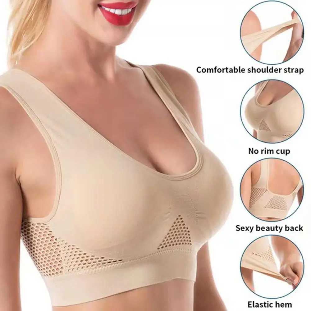 Fitness Sports Bra Women Sport Bra Running Vest Gym Workout Underwear Padded Crop Tops Female Sportswear Push-Up Bra Z250730