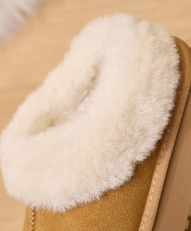 free shipping designer boots women Thickened genuine leather snow boots ankle boots fashionable women's boots