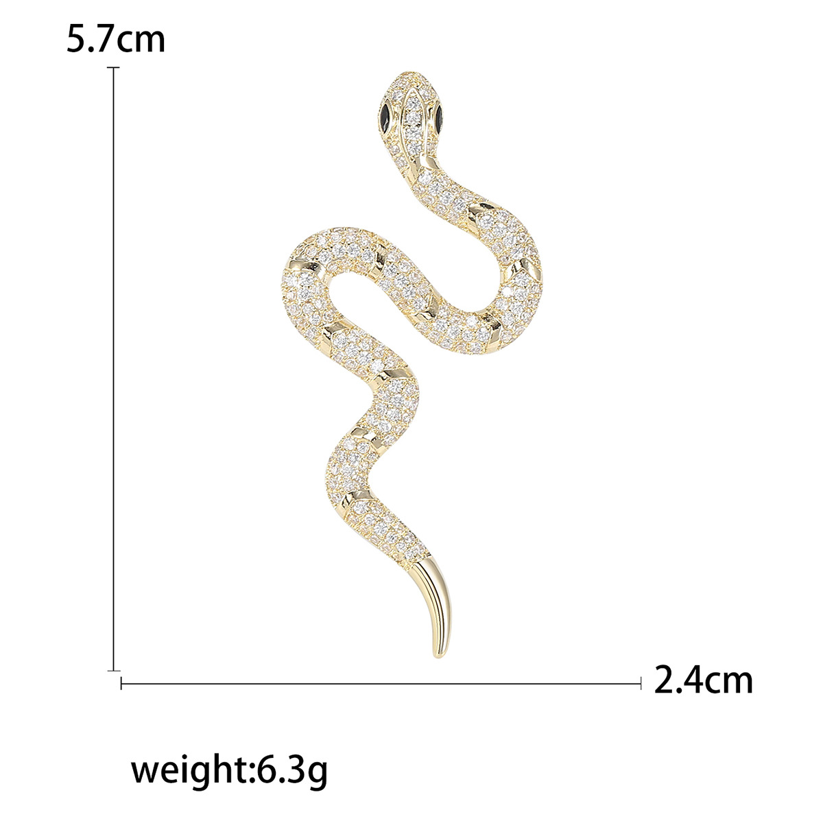 Silver Tone Rhinestone - Encrusted Snake Brooch With Coiled Design Bold Party Jewelry And Gift For Him/Her High Quality And Stylish Jewelry