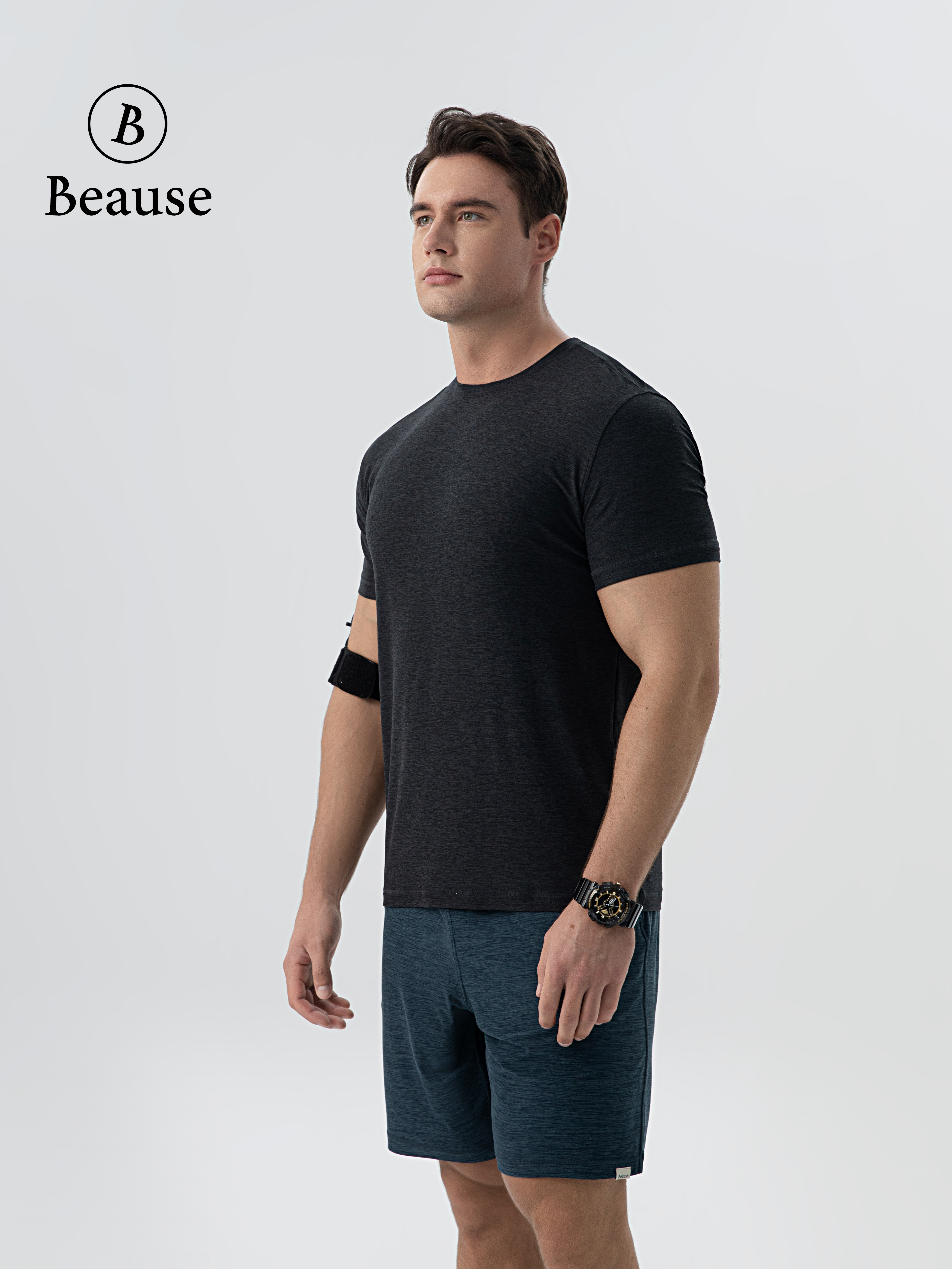 Breathable Mens Light-Duty Tee with Comfort-Fit for Everyday Wear