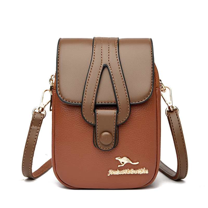 2025 Summer New Women's Shoulder Bag Simple And Niche Design For Outdoor Women's Mobile Phone Bag New Soft Leather Women's Crossbody Ba